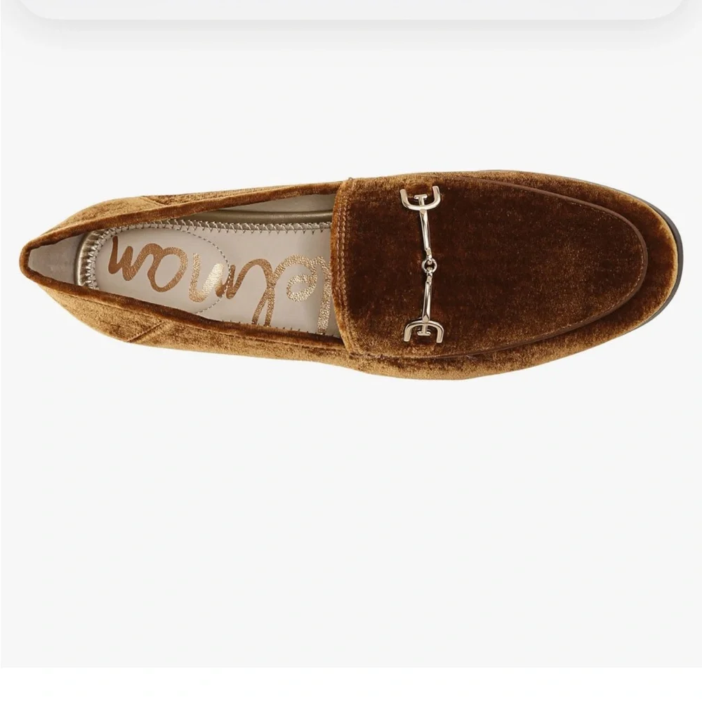 Sam Edelman Loraine Cocoa Bronze Velvet Flat